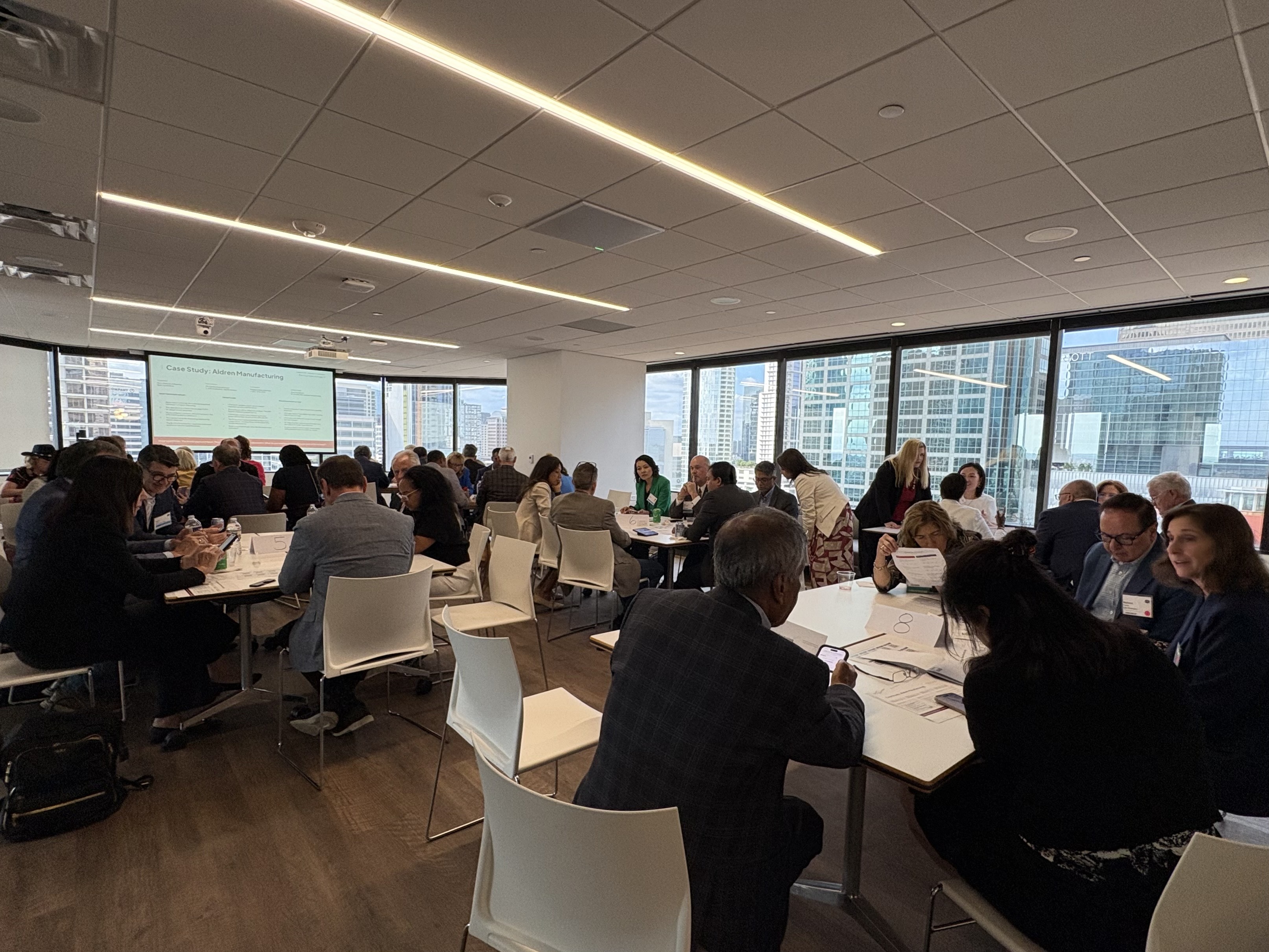 A Vela board governance workshop in session