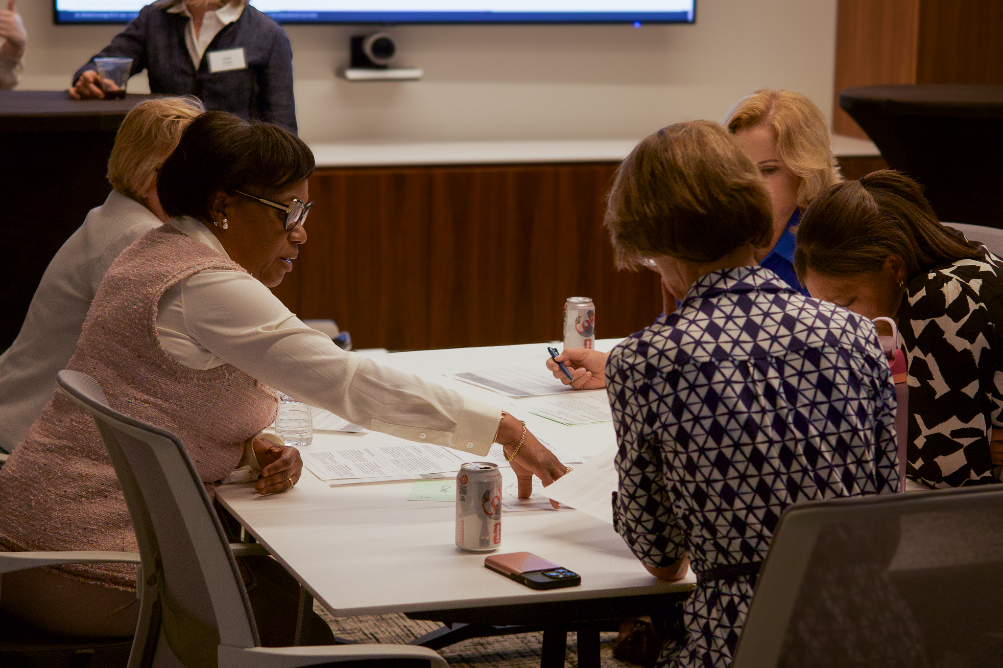 Directors working through an AI governance exercise at a Vela session